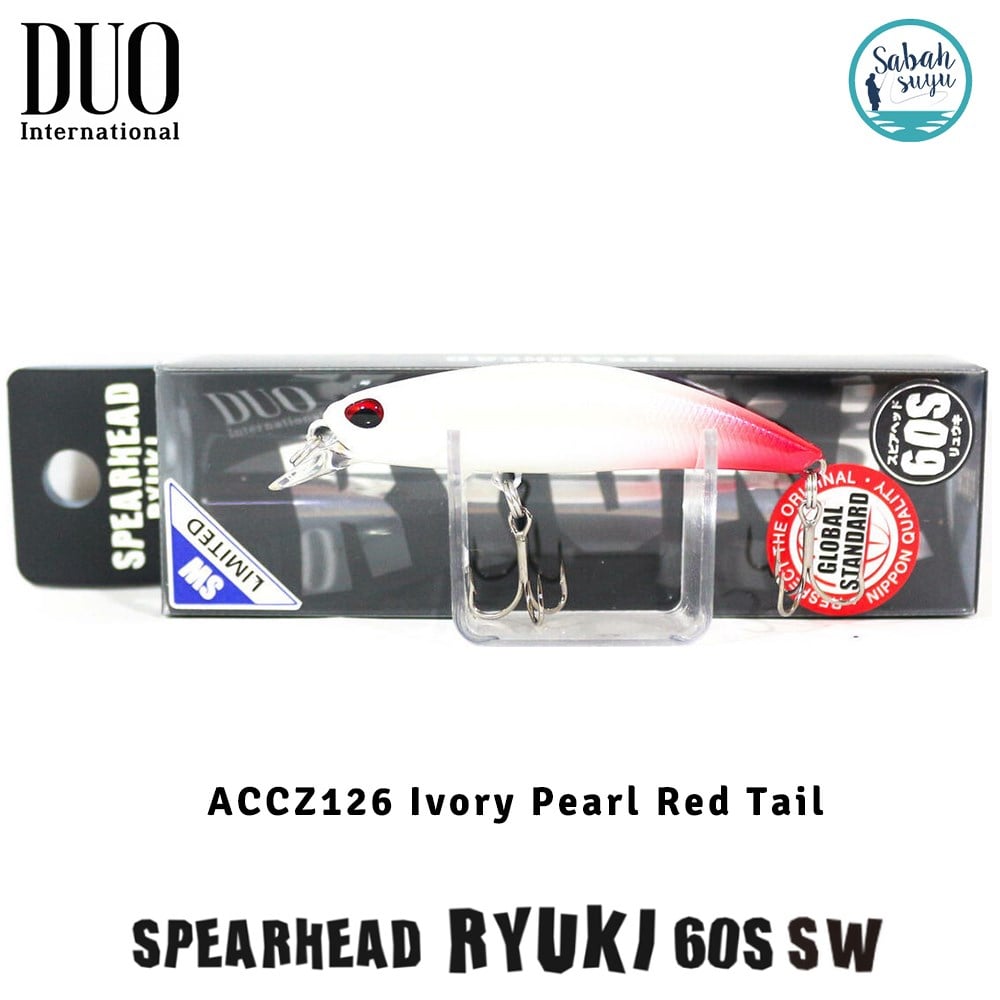 Duo Spearhead Ryuki 60S SW ACCZ126 Ivory Pearl Red Tail