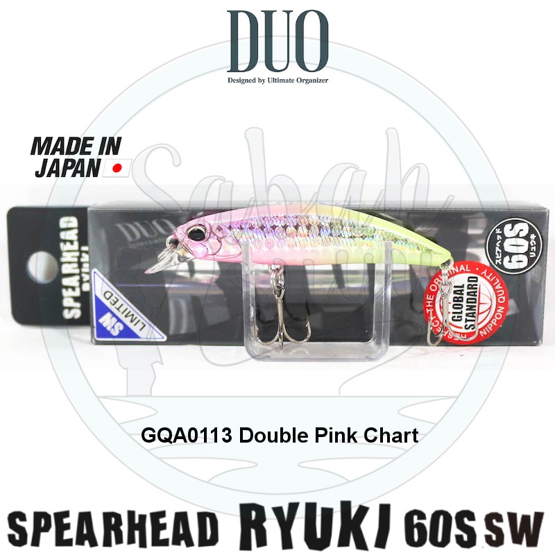 Duo Spearhead Ryuki 60S SW GQA0113 Double Pink Chart