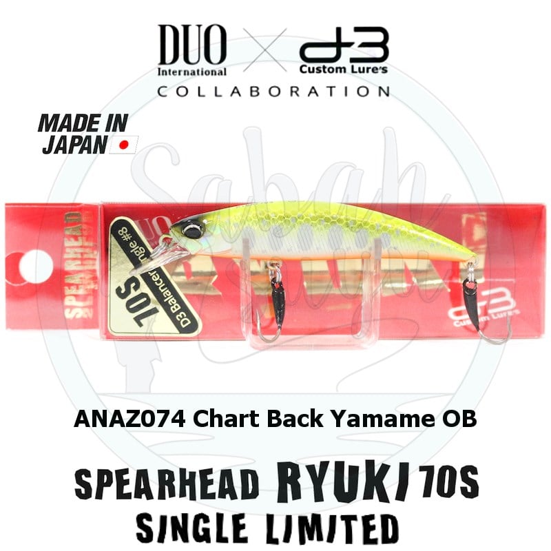 Duo Spearhead Ryuki 70S D3 ANAZ074 Chart Back Yamame OB