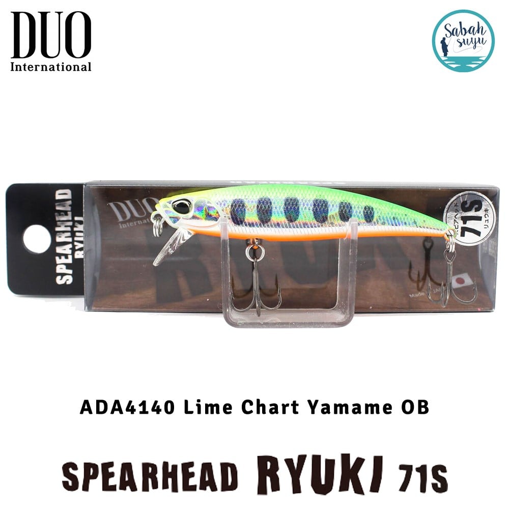 Duo Spearhead Ryuki 71S ADA4140 Lime Chart Yamame OB