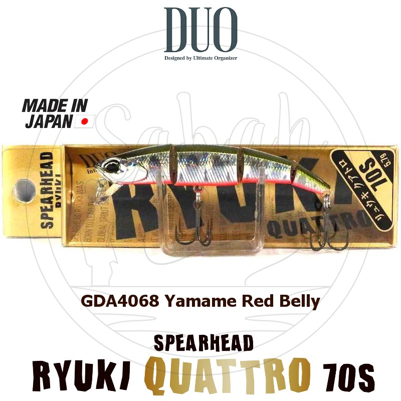 Duo Spearhead Ryuki Quattro 70S GDA4068 Yamame Red Belly