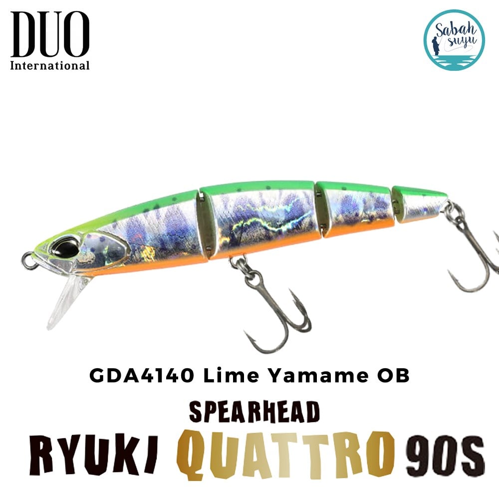 Duo Spearhead Ryuki Quattro 90S GDA4140 Lime Yamame OB
