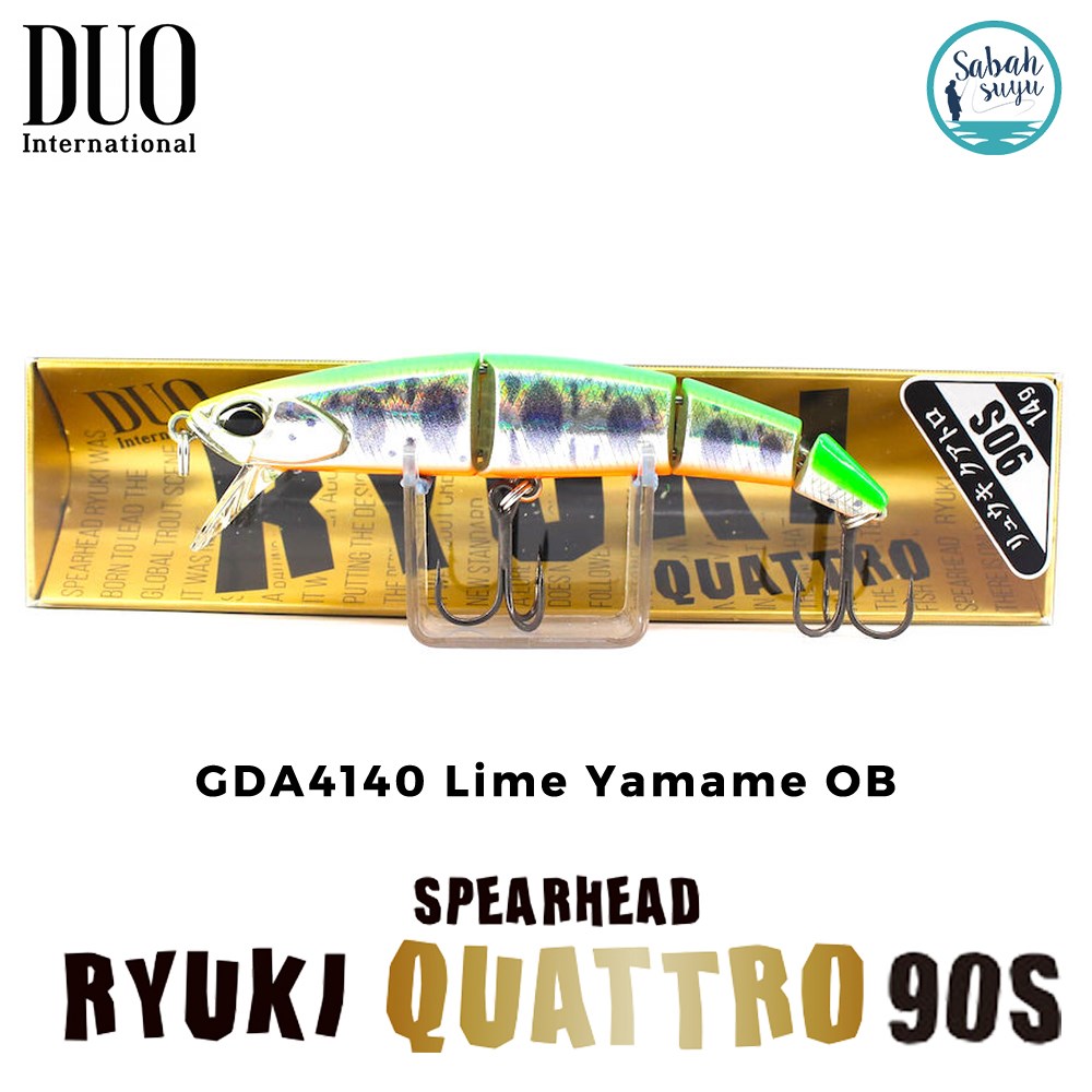 Duo Spearhead Ryuki Quattro 90S GDA4140 Lime Yamame OB