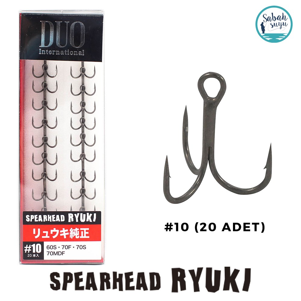 Duo Spearhead Ryuki Üçlü İğne #10 (20 Adet)