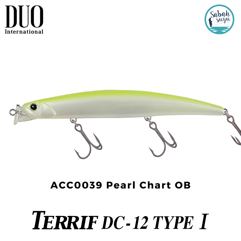 Duo Terrif DC-12 TYPE I ACC0039 Pearl Chart OB