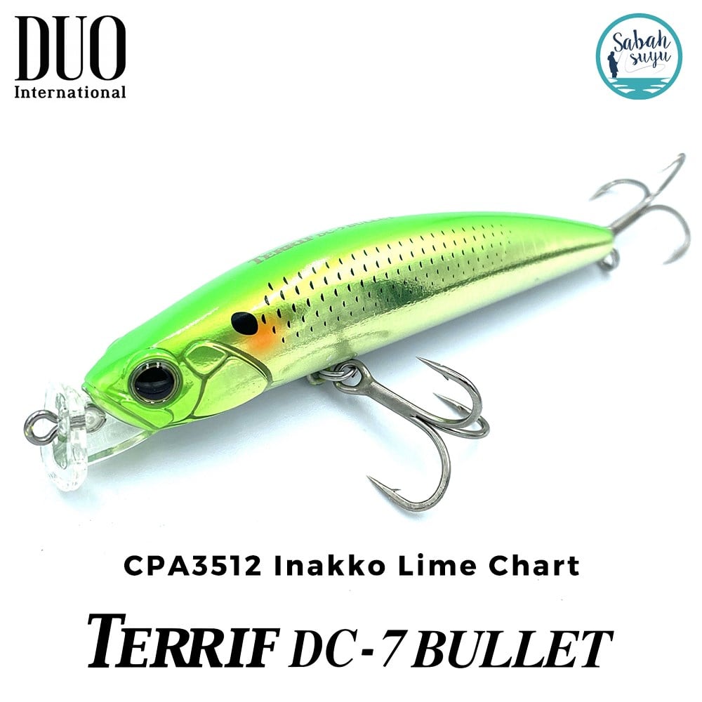 Duo Terrif DC-7 BULLET CPA3512 Inakko Lime Chart