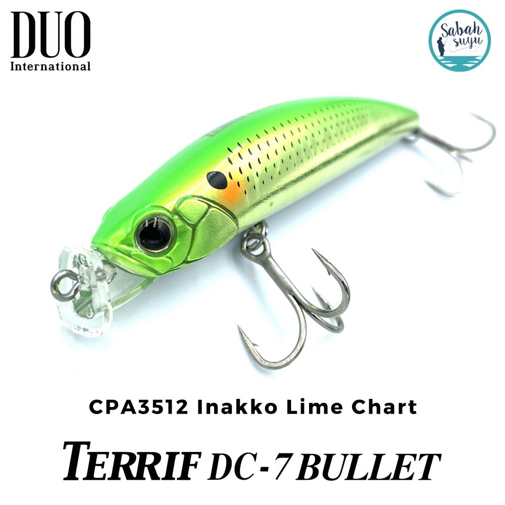 Duo Terrif DC-7 BULLET CPA3512 Inakko Lime Chart