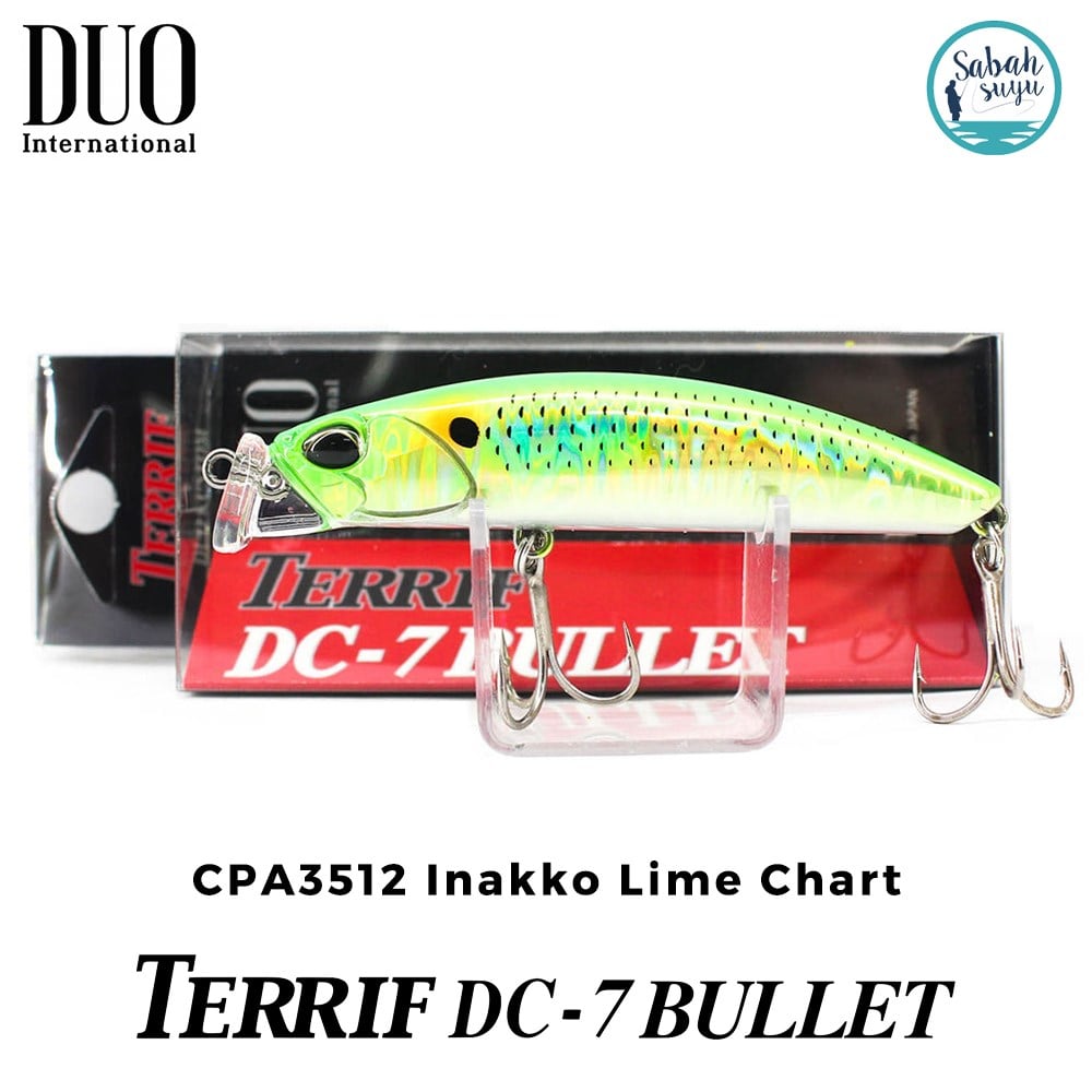 Duo Terrif DC-7 BULLET CPA3512 Inakko Lime Chart