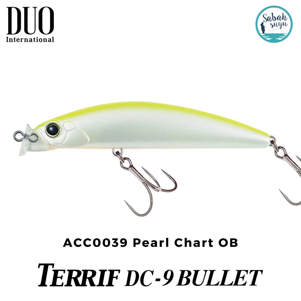 Duo Terrif DC-9 BULLET ACC0039 Pearl Chart OB