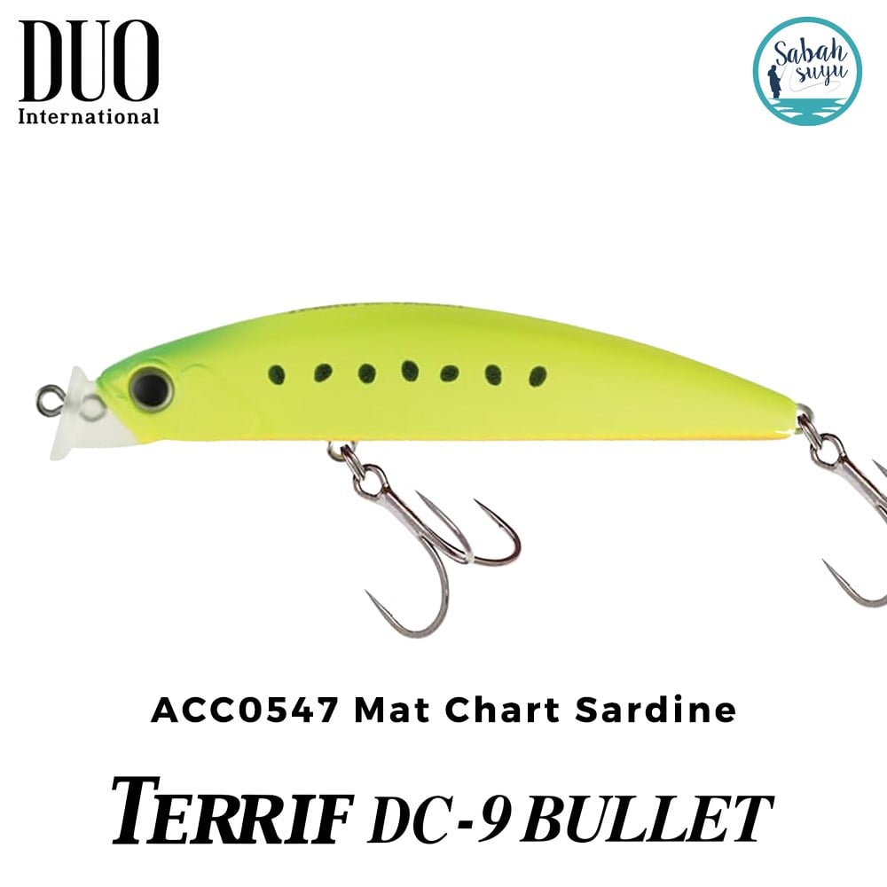 Duo Terrif DC-9 BULLET ACC0547 Mat Chart Sardine