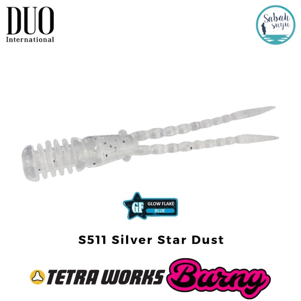 Duo Tetra Works Burny LRF Silikon 42mm. S511 Silver Stardust