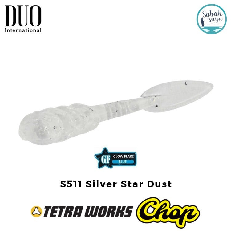 Duo Tetra Works Chop LRF Silikon 35mm. S511 Silver Stardust