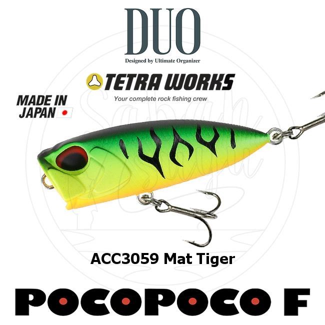 Duo Tetra Works Pocopoco 40F ACC3059 Mat Tiger Sahte Balık