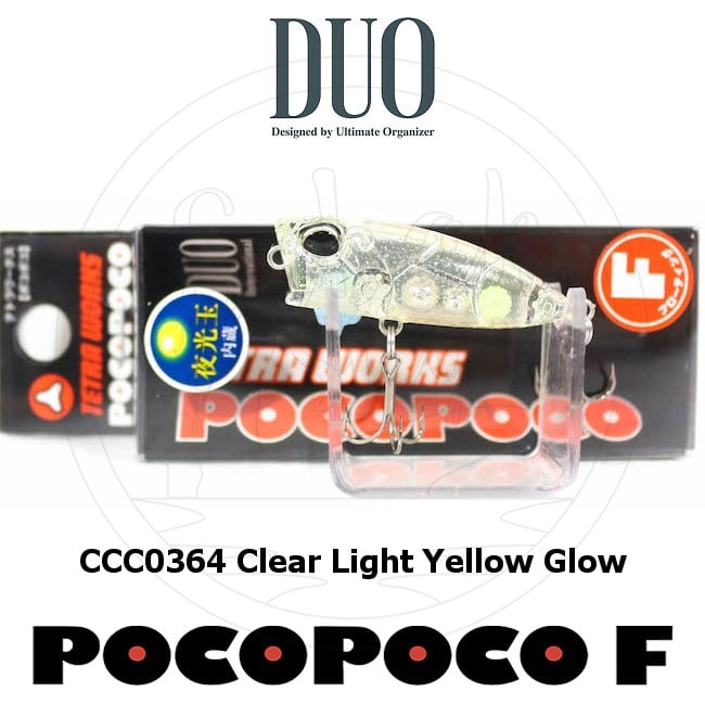 Duo Tetra Works Pocopoco 40F CCC0364 Clear Light Yellow Glow