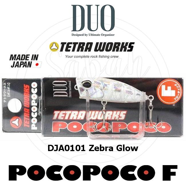 Duo Tetra Works Pocopoco 40F DJA0101 Zebra Glow Sahte Balık