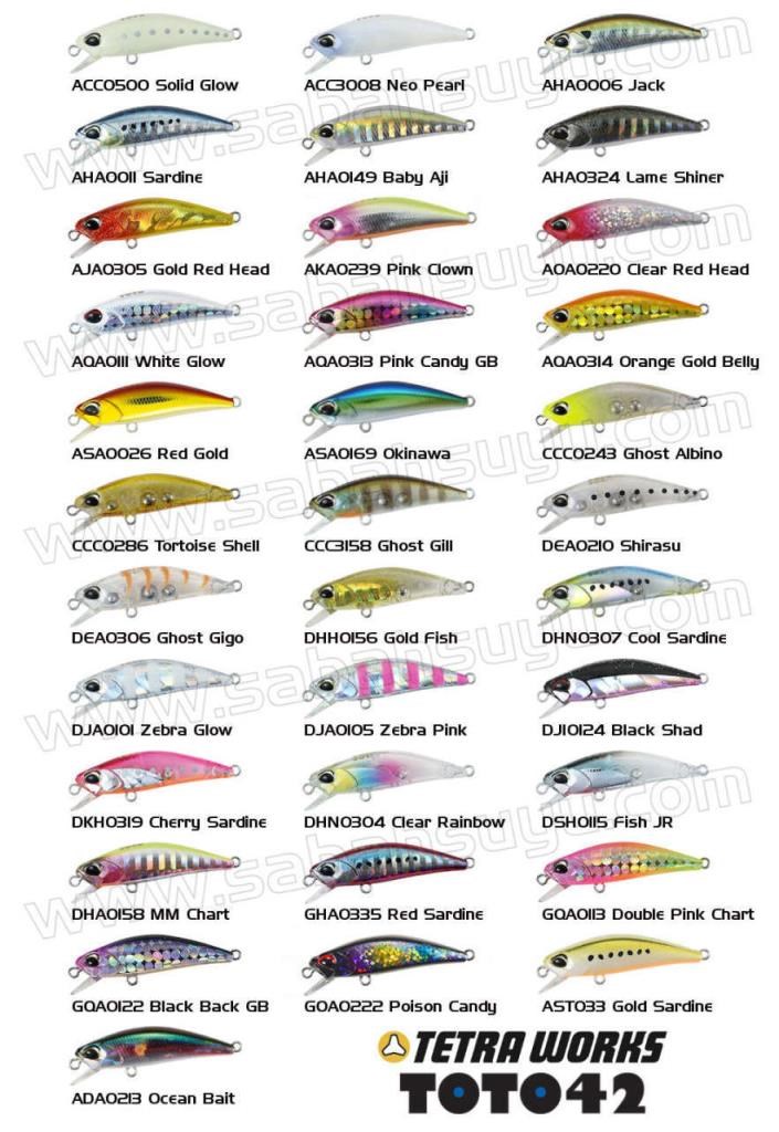 Duo Tetra Works Toto 42 DKH0319 Cherry Sardine