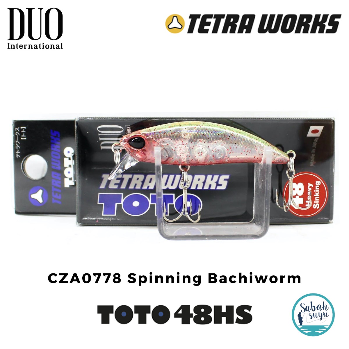 Duo Tetra Works Toto 48HS CZA0778 Spinning Bachiworm