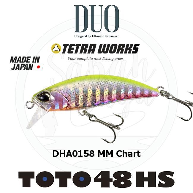 Duo Tetra Works Toto 48HS DHA0158 MM Chart