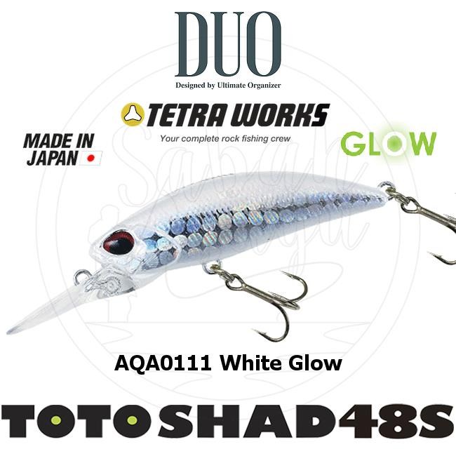 Duo Tetra Works Toto Shad 48S AQA0111 White Glow