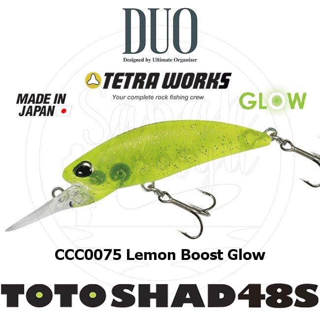 Duo Tetra Works Toto Shad 48S CCC0075 Lemon Boost Glow