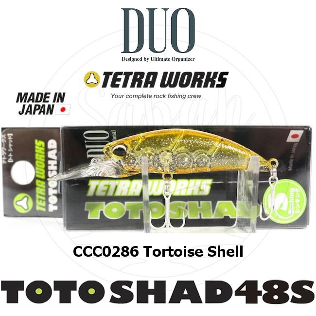 Duo Tetra Works Toto Shad 48S CCC0286 Tortoise Shell