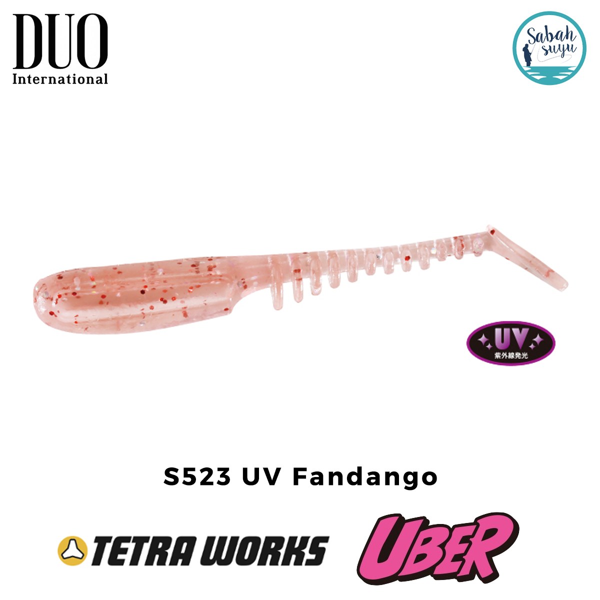 Duo Tetra Works Uber LRF Silikon 5cm S523 UV Fandango