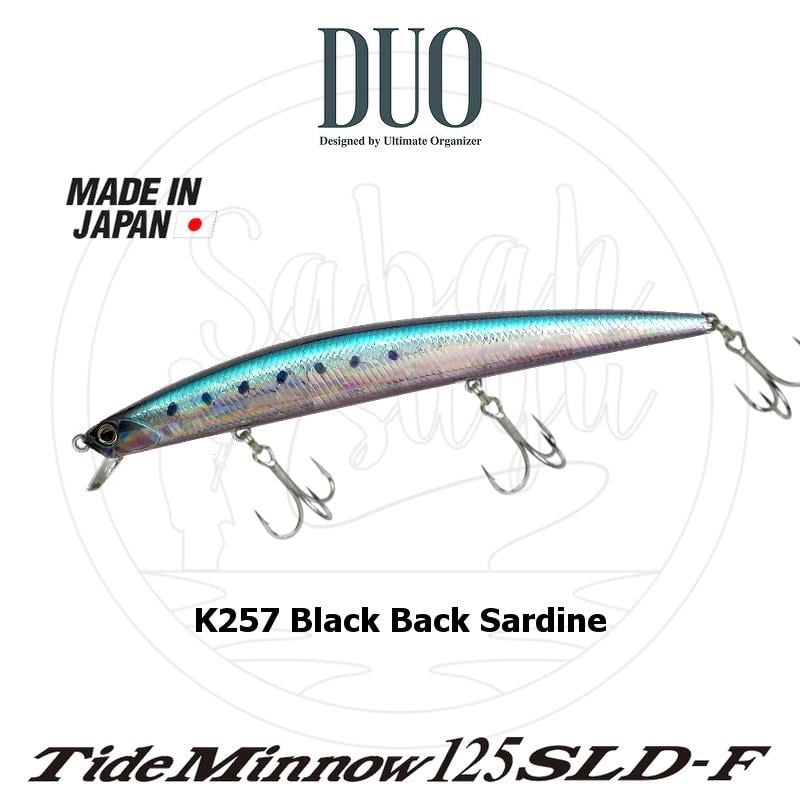 Duo Tide Minnow 125 SLD-F K257 Black Back Sardine