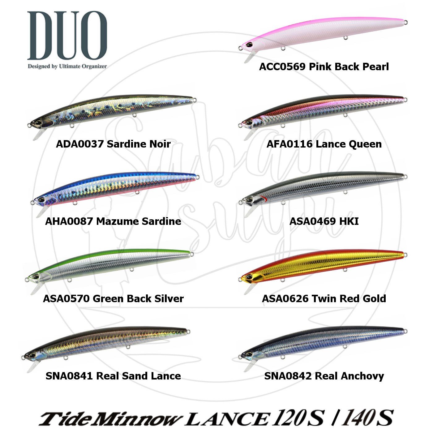 Duo Tide Minnow Lance 120S SNA0842 Real Anchovy