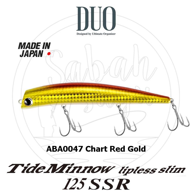 Duo Tide Minnow Lipless Slim 125 SSR ABA0047 Chart Red Gold