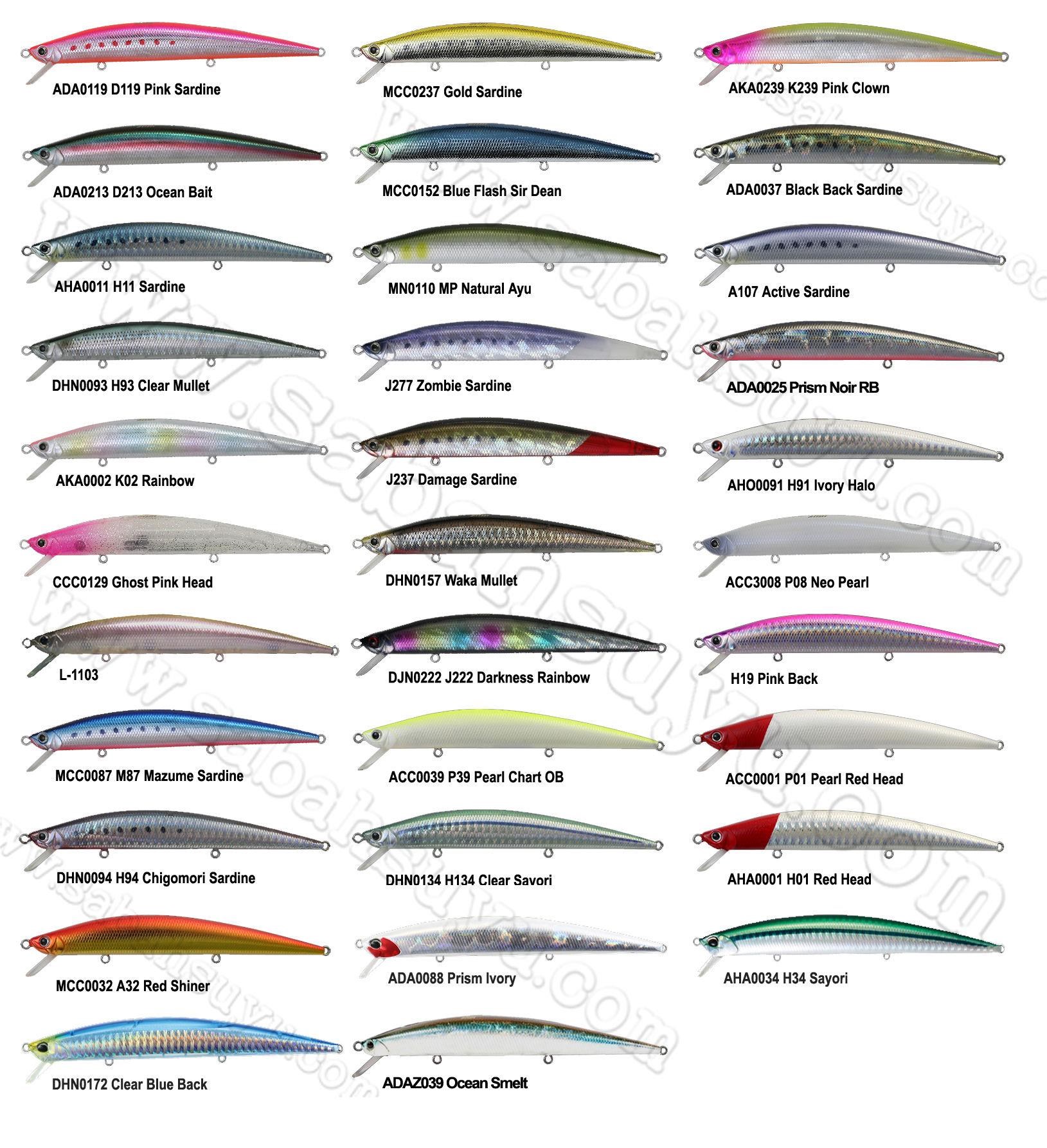 Duo Tide Minnow Slim 120 DHN0172 Clear Blue Back