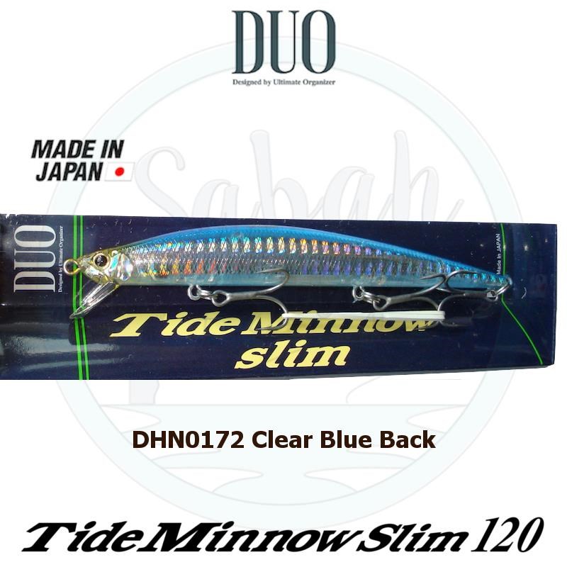 Duo Tide Minnow Slim 120 DHN0172 Clear Blue Back