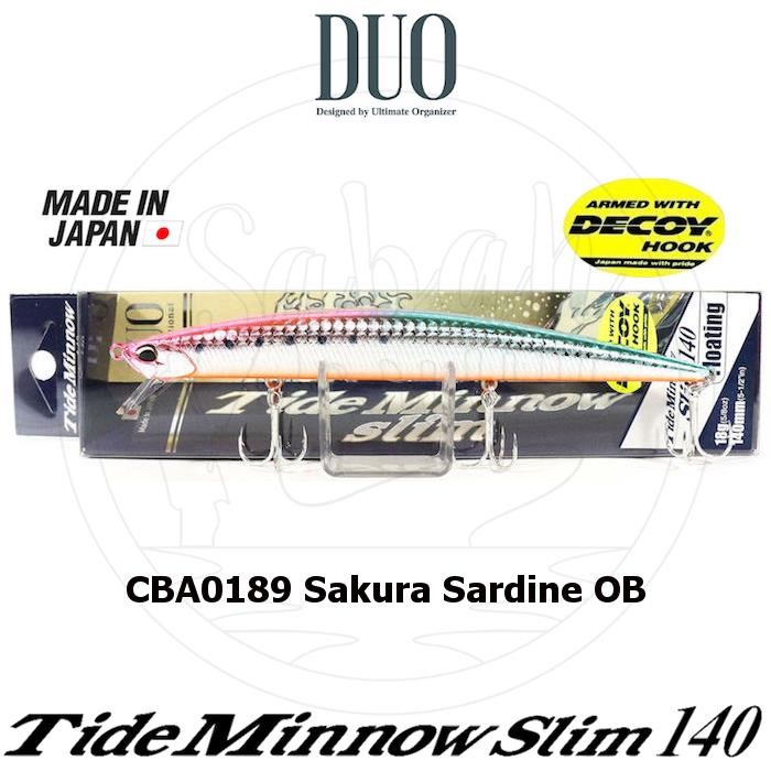 Duo Tide Minnow Slim 140 CBA0189 Sakura Sardine OB
