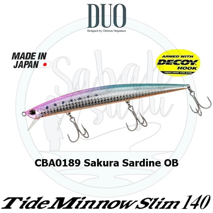 Duo Tide Minnow Slim 140 CBA0189 Sakura Sardine OB