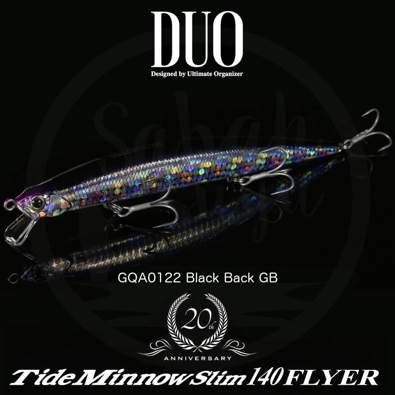 Duo Tide Minnow Slim 140 FLYER 20.Yıl Özel Seri GQA0122 Black Back Glow Belly