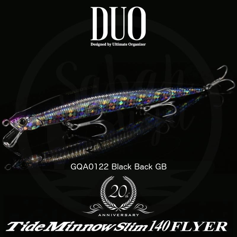 Duo Tide Minnow Slim 140 FLYER 20.Yıl Özel Seri GQA0122 Black Back Glow Belly
