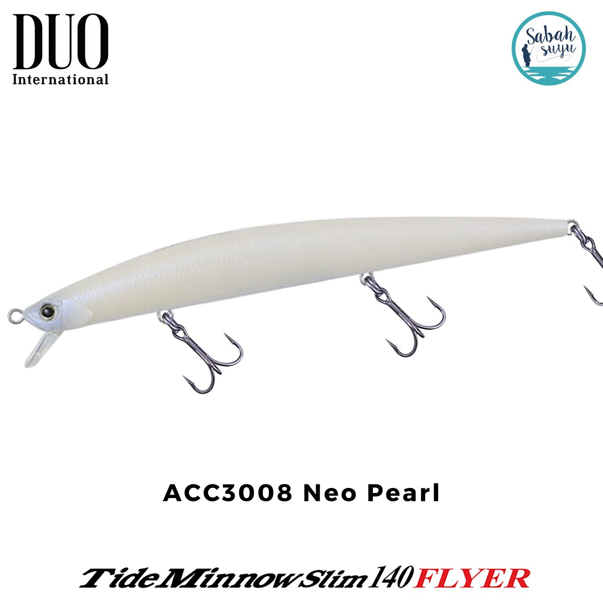 Duo Tide Minnow Slim 140 FLYER ACC3008 Neo Pearl
