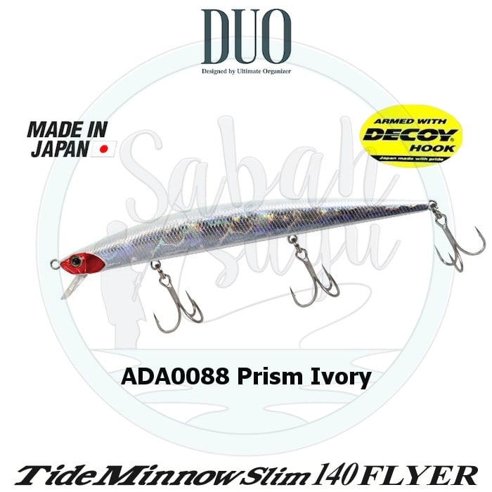 Duo Tide Minnow Slim 140 FLYER ADA0088 Prism Ivory