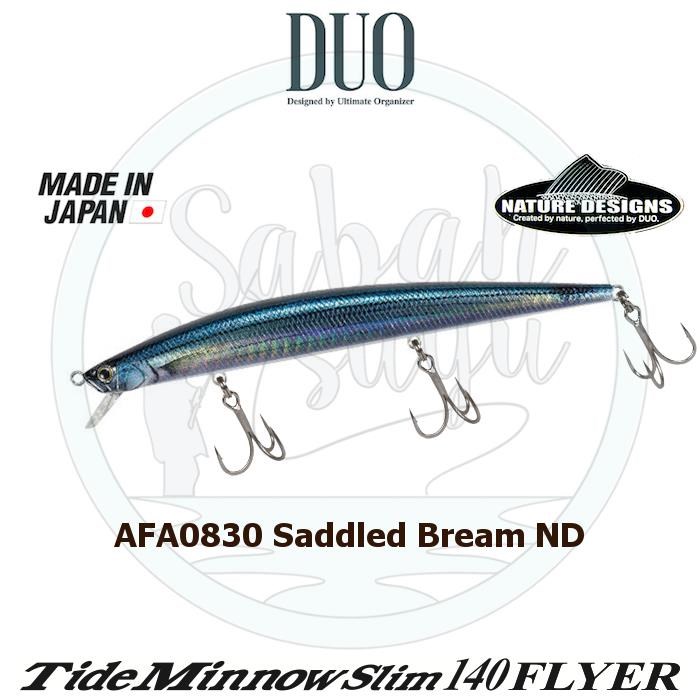 Duo Tide Minnow Slim 140 FLYER AFA0830 Saddled Bream ND