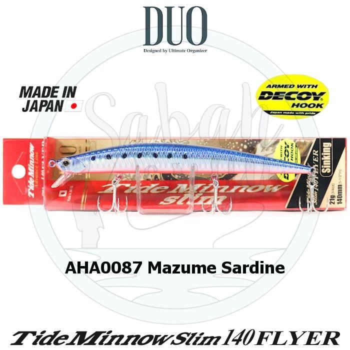 Duo Tide Minnow Slim 140 FLYER AHA0087 Mazume Sardine