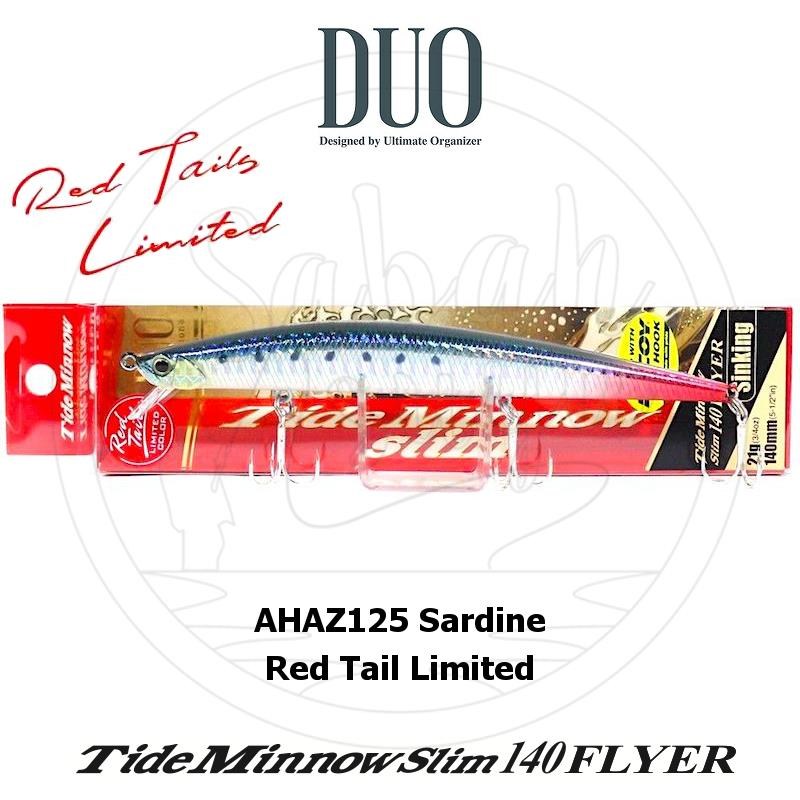 Duo Tide Minnow Slim 140 FLYER AHAZ125 Sardine Red Tail Limited