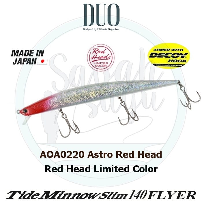 Duo Tide Minnow Slim 140 FLYER AOA0220 Astro Red Head