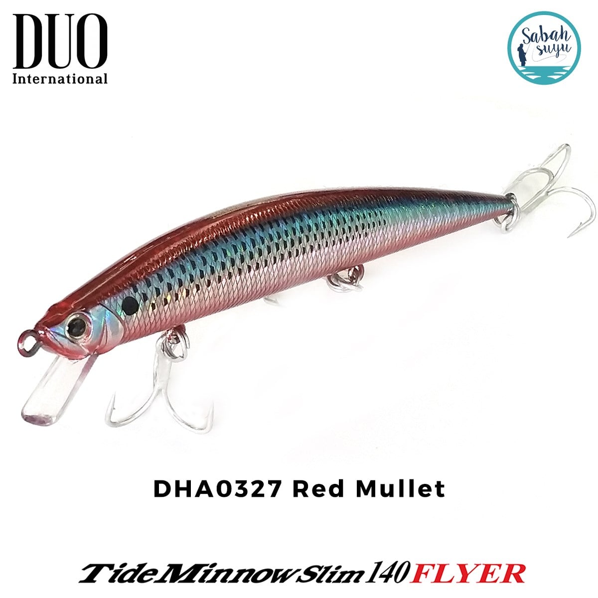 Duo Tide Minnow Slim 140 FLYER DHA0327 Red Mullet