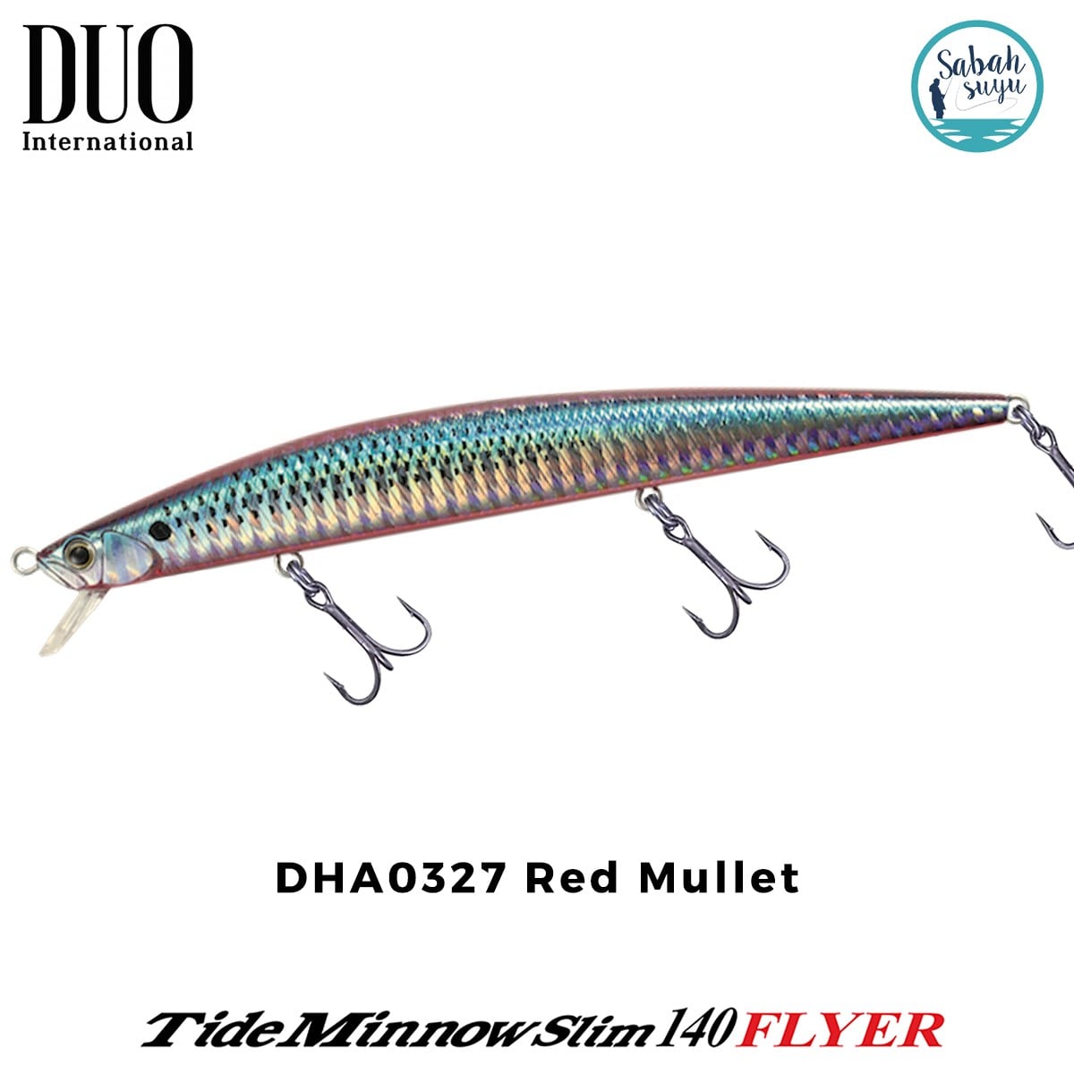 Duo Tide Minnow Slim 140 FLYER DHA0327 Red Mullet