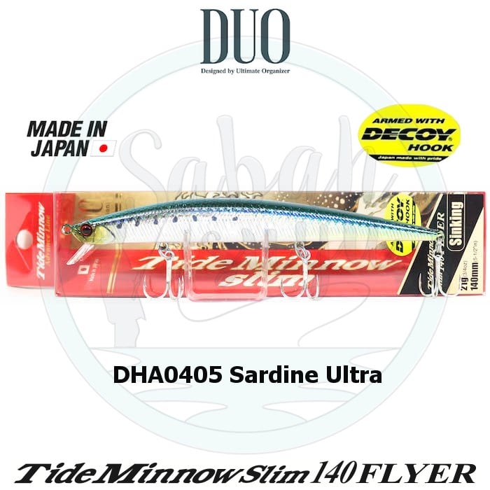 Duo Tide Minnow Slim 140 FLYER DHA0405 Sardine Ultra