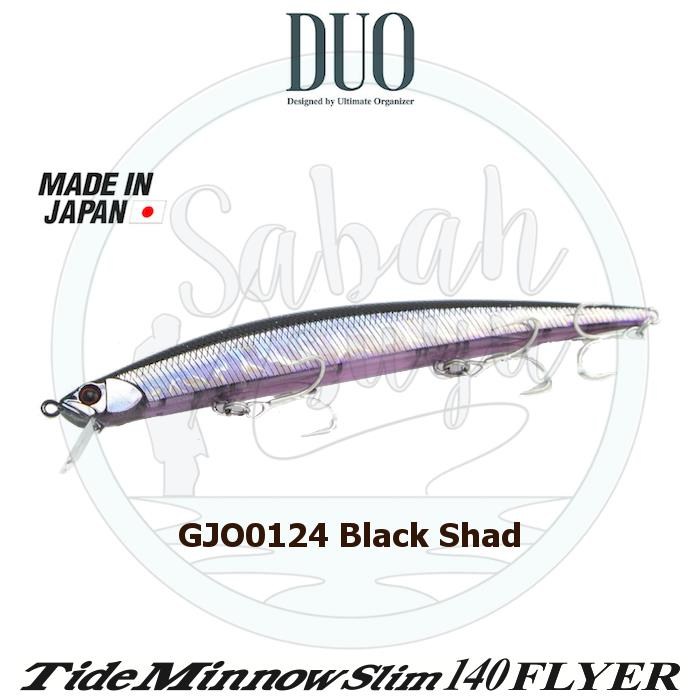 Duo Tide Minnow Slim 140 FLYER GJO0124 Black Shad