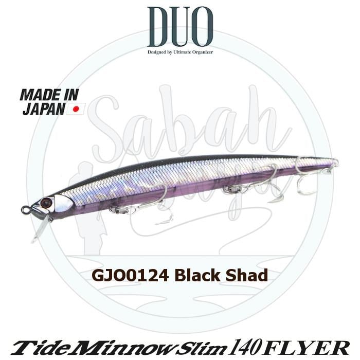 Duo Tide Minnow Slim 140 FLYER GJO0124 Black Shad