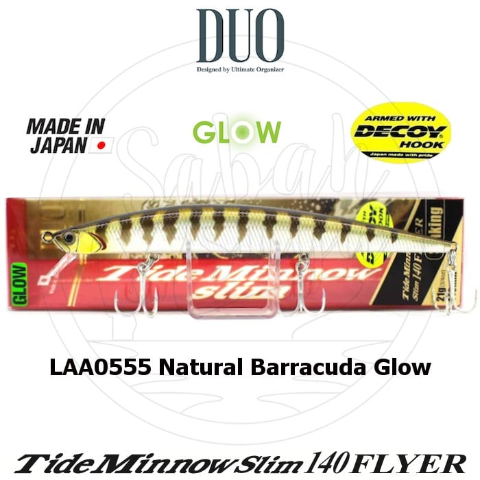 Duo Tide Minnow Slim 140 FLYER LAA0555 Natural Barracuda Glow