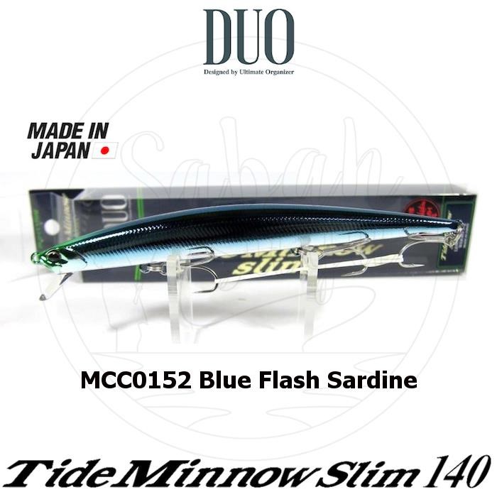 Duo Tide Minnow Slim 140 MCC0152 Blue Flash Sardine