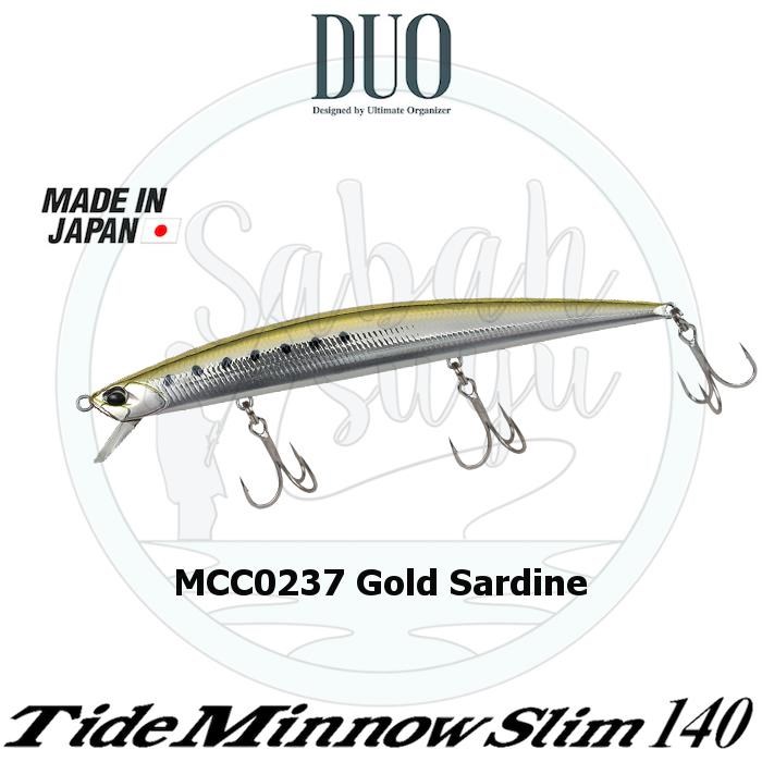 Duo Tide Minnow Slim 140 MCC0237 Gold Sardine