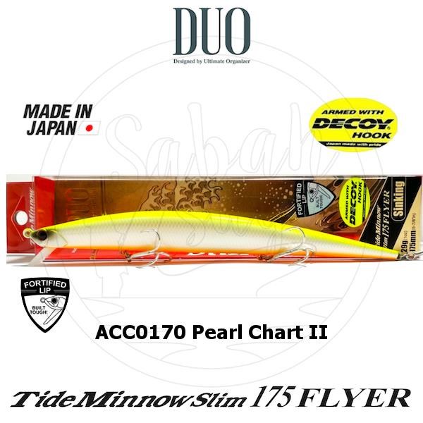 Duo Tide Minnow Slim 175 FLYER ACC0170 Pearl Chart II